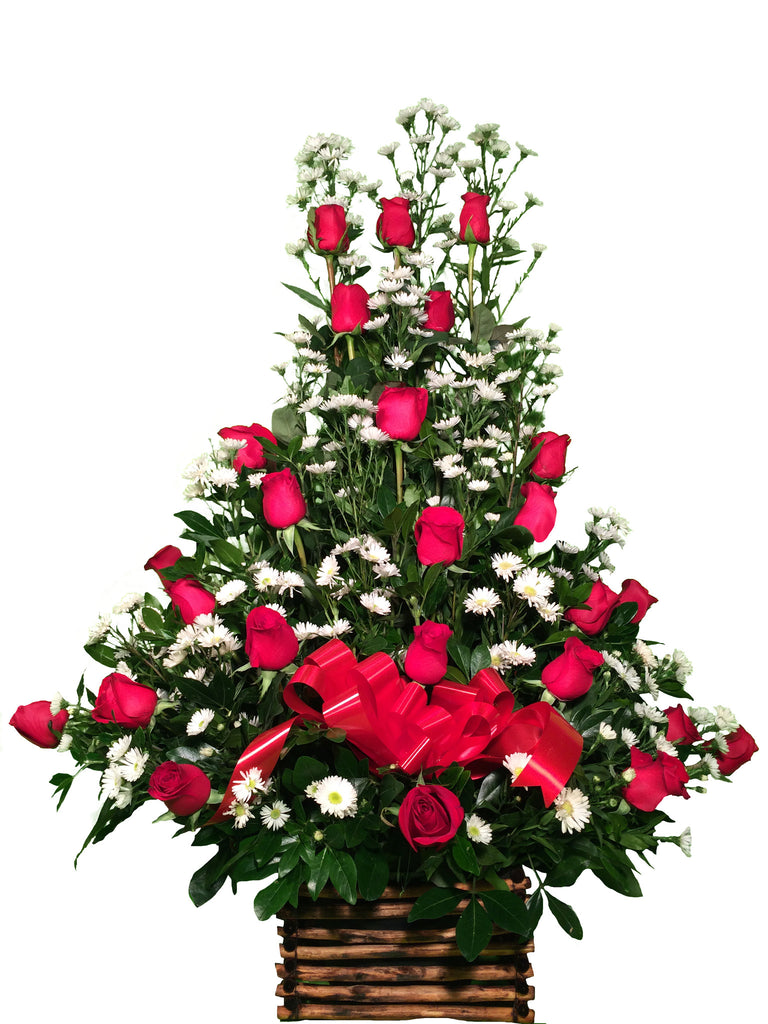Arreglo 24 rosas Rojas