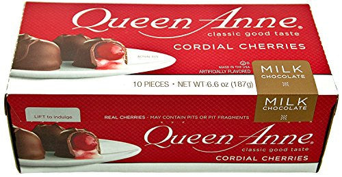 Chocolates Queen Anne - Chocolate con leche y Cereza Cordíal 187 gr