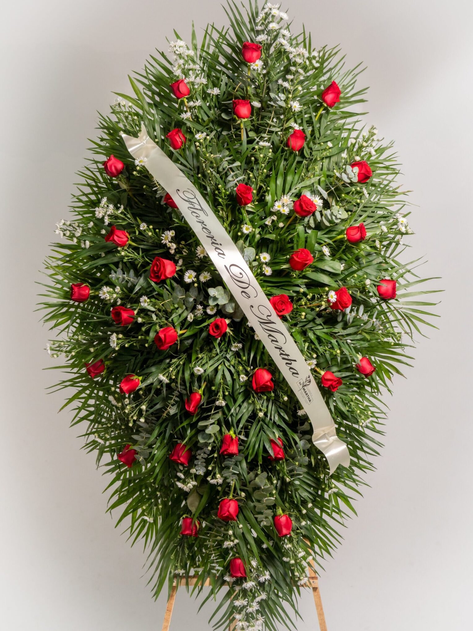 Medallón 36 Rosas Rojas