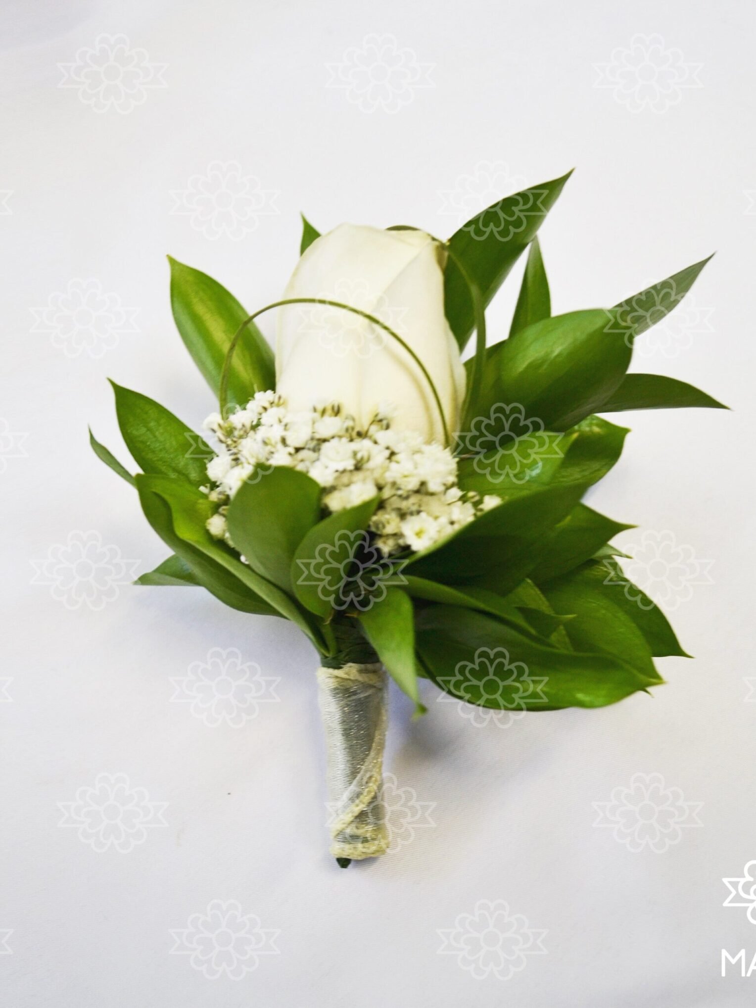 Botonier - 1 Rosa Ivory